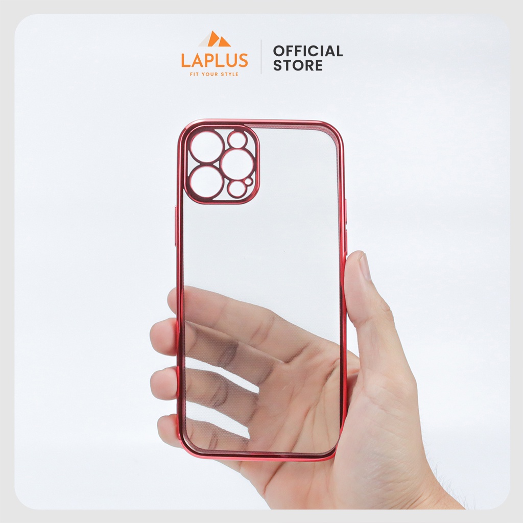 Ốp Iphone 11 / 11 pro / 11 Promax / 12 / 12 Mini / 12 Pro / 12 Promax dẻo trong suốt viền mạ dành cho Iphone