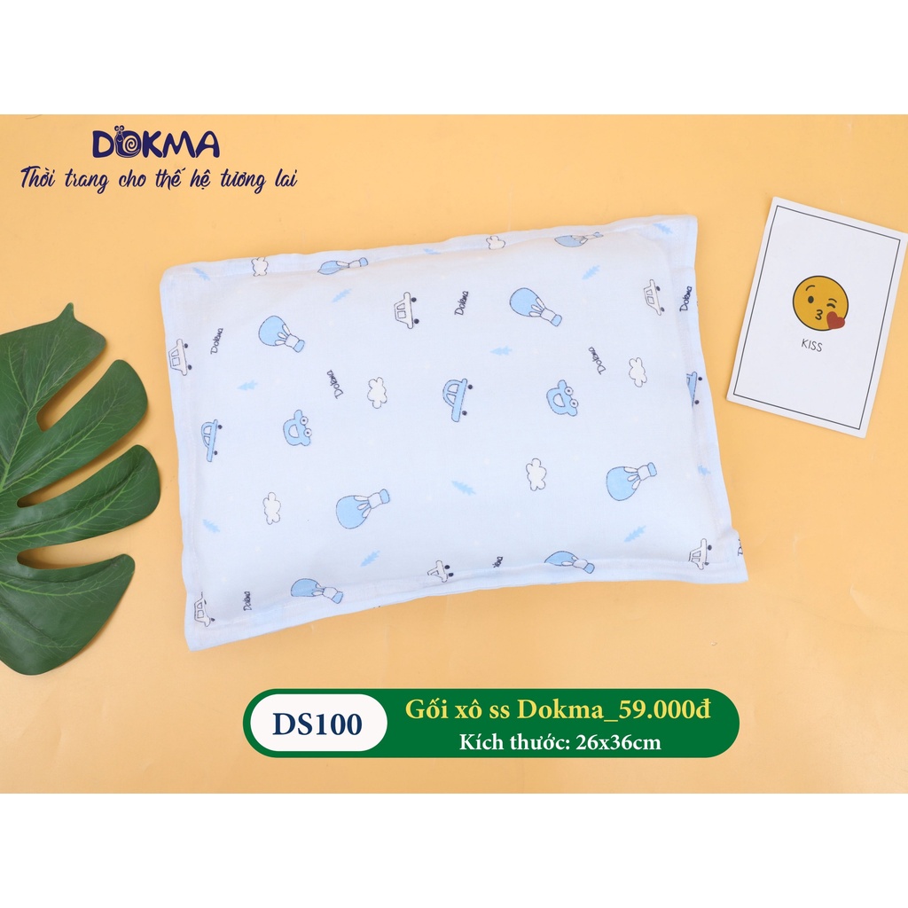 DS100 Gối xô sơ sinh Dokma cho bé (26x36cm)