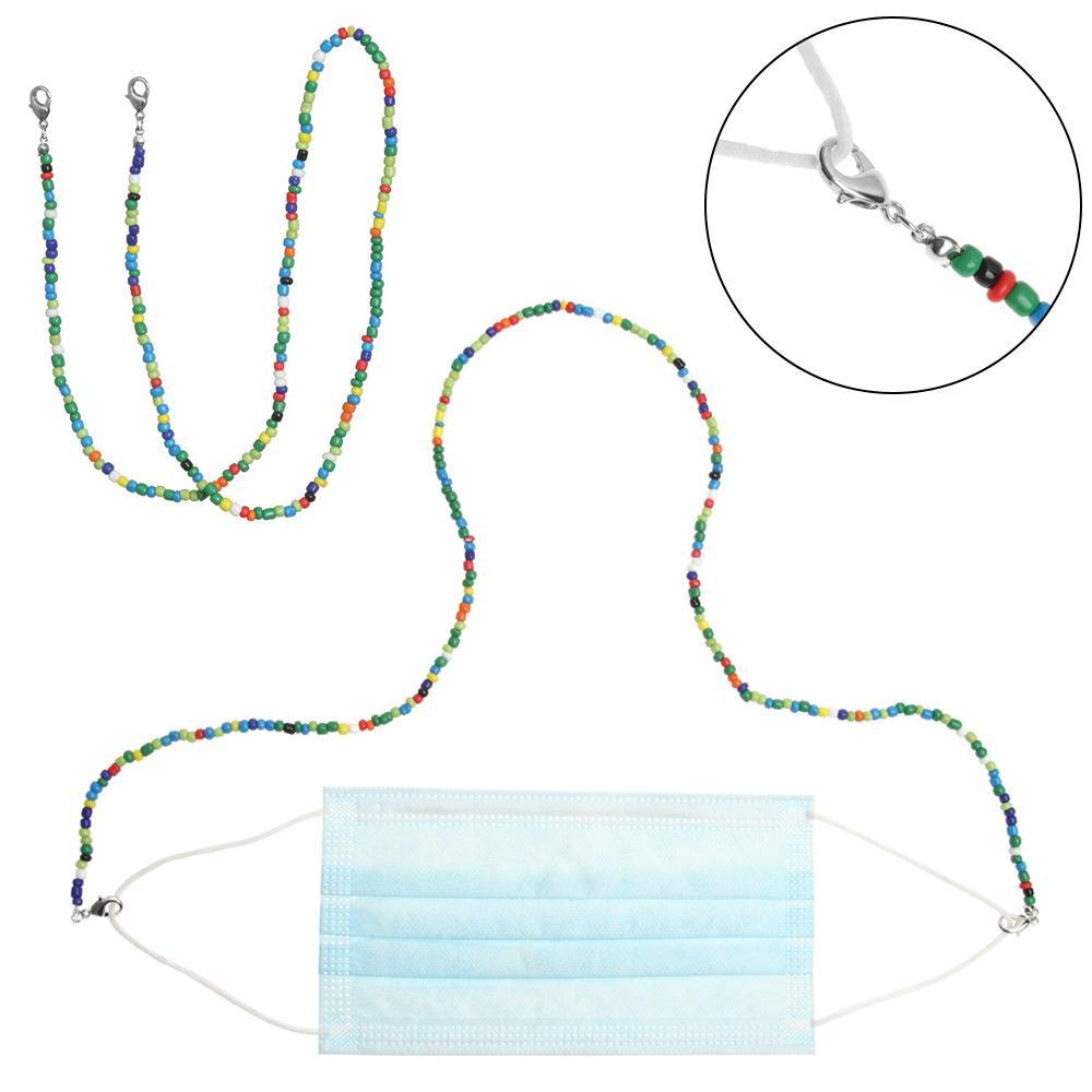 Dây Chuỗi Hạt Acrylic 12 Màu Đeo Mắt Kính Chống Thất Lạc Cho Nam Nữ Giá Đỡ