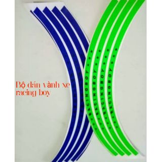 Bộ dán vành xe racingboy không phản quang