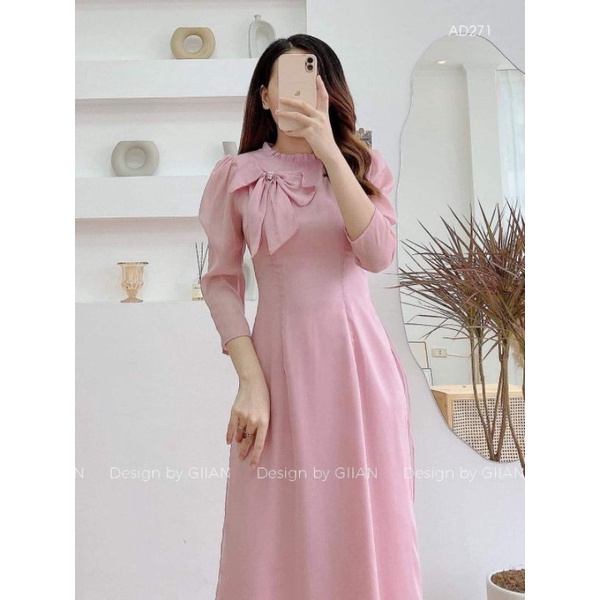 Áo Dài Cách Tân Nữ 4 Tà siêu đẹp AD04