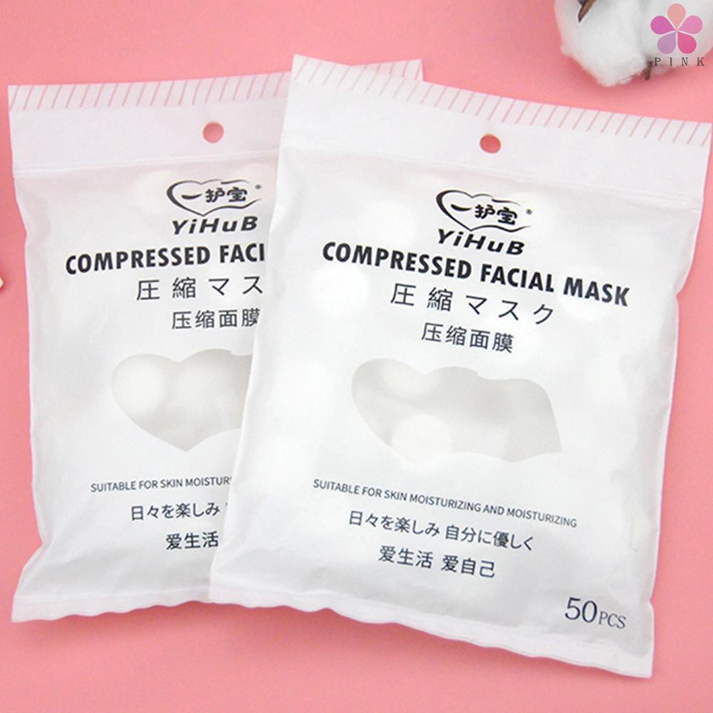 Set 50 mặt nạ nén bằng cotton không dệt chăm sóc da mặt dùng một lần | BigBuy360 - bigbuy360.vn