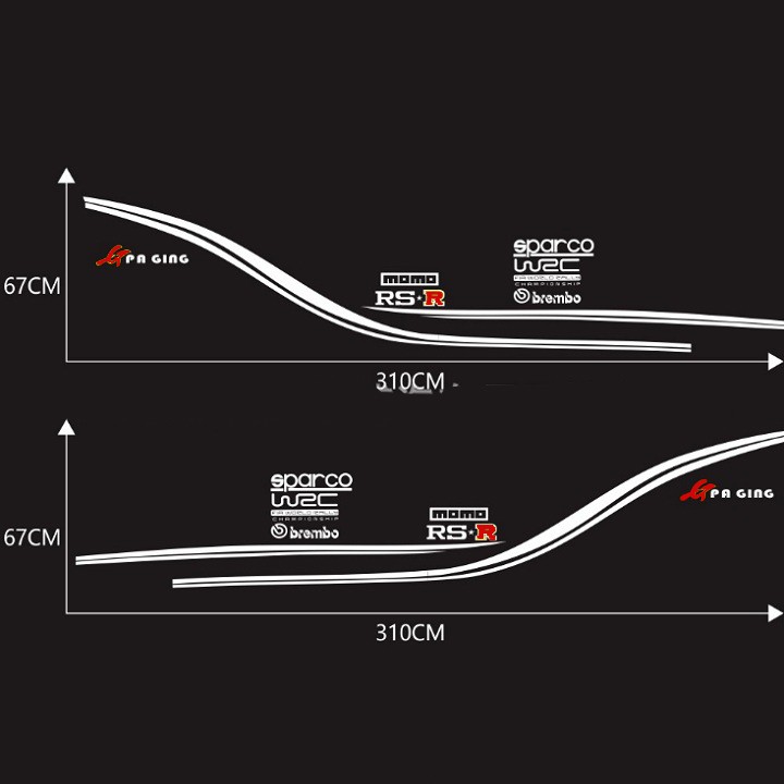 Tem xe ô tô thể thao TS029
