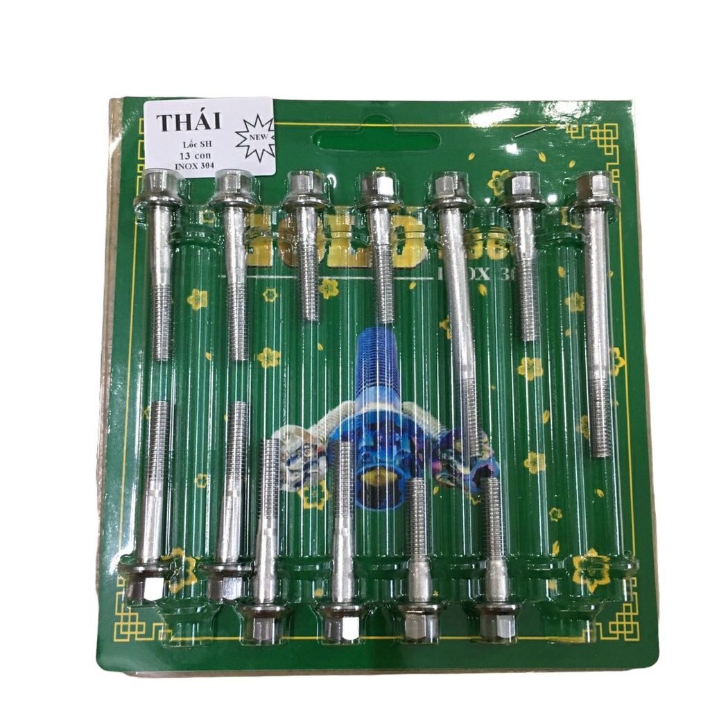 BỘ ỐC LỐC MÁY SALAZA THÁI LAN  GẮN NHIỀU DÒNG XE