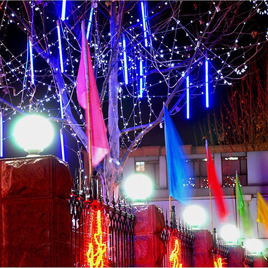 20/30/50CM   Christmas party weding decoration Meteor Shower Rain LED Light Tube