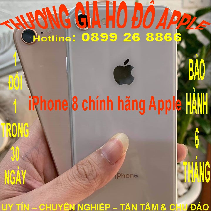 Điện thoại iPhone 8 chính hãng Apple sản xuất zin đẹp như mới đủ các màu sắc và bộ nhớ có ship cod toàn quốc