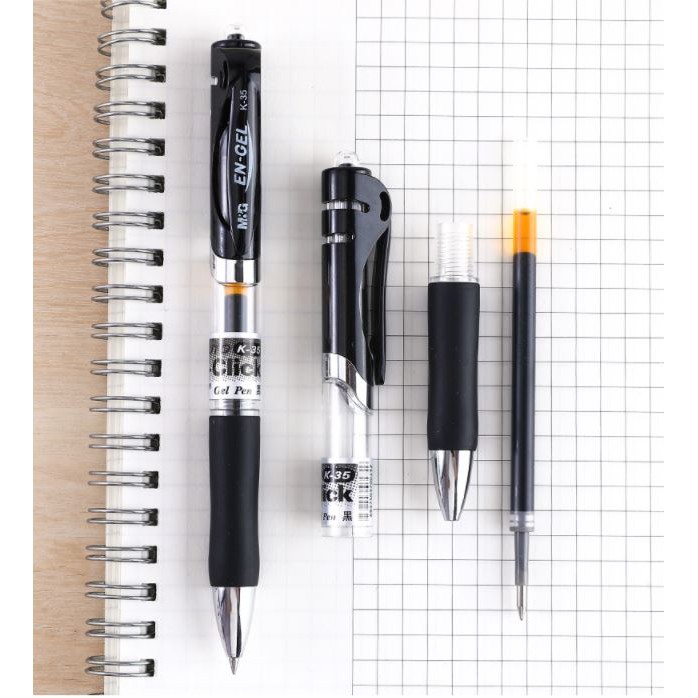 Bút Gel luyện chữ Hán, luyện thư pháp bút sắt M&G K35  ngòi 0.5mm