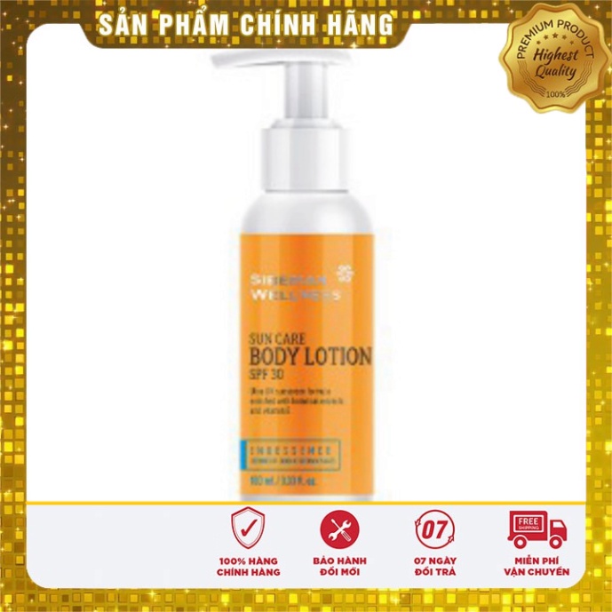 Sữa dưỡng thể chống nắng SIBERIAN WELLNESS Sun Care Body Lotion SPF 30