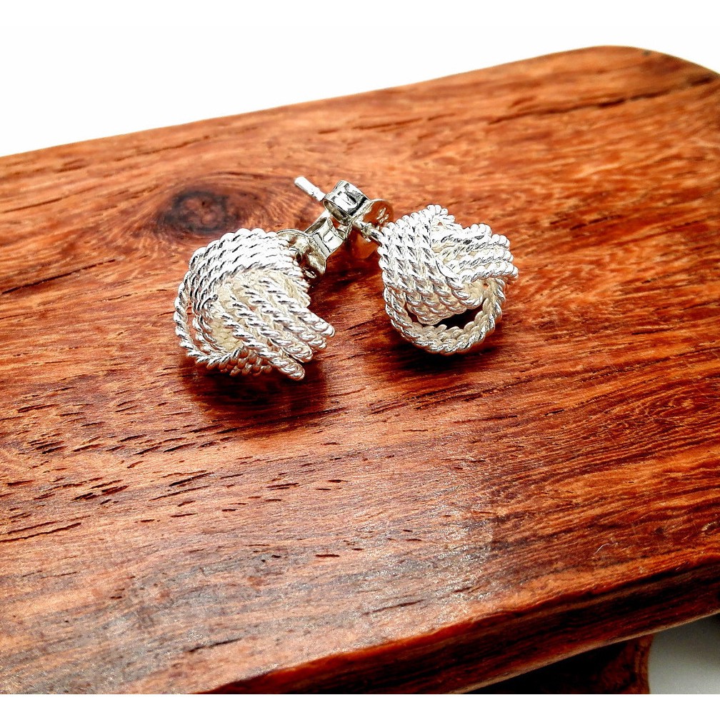 Đôi Khuyên Tai Mạ Bạc Phong Cách Âu Mỹ Cá Tính Hợp Thời Trang