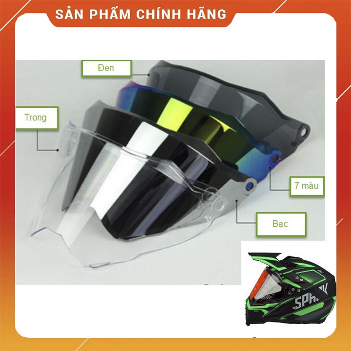 Kính thay Mũ bảo hiểm Cào cào SPARK, cào cào AX8 chính hãng