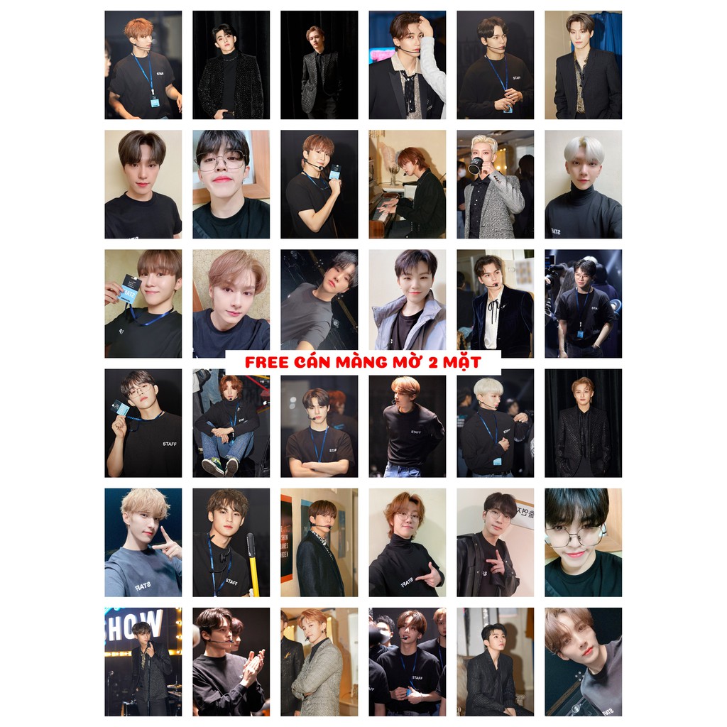 Lomo card 99 ảnh nhóm Seventeen - Twitter cập nhật 0315