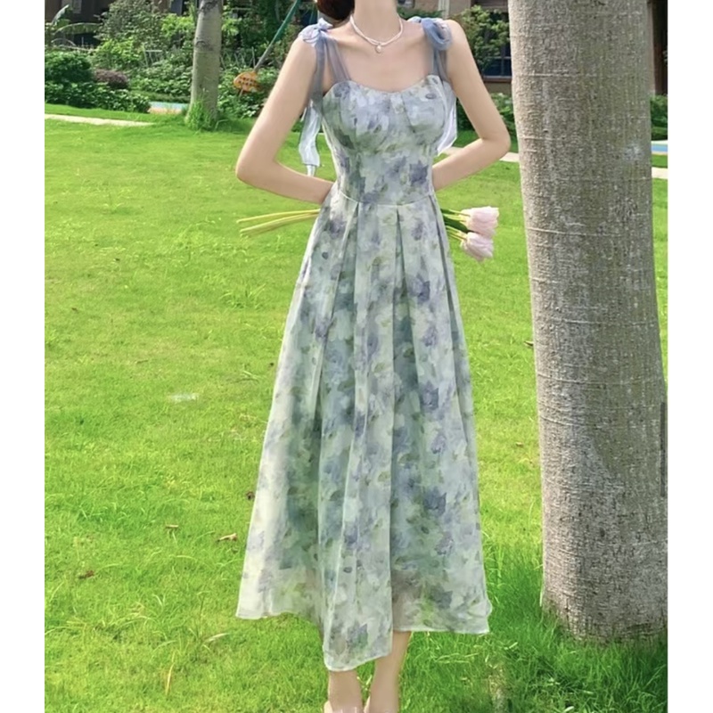 Đầm Maxi In Hoa Gợi Cảm Hợp Thời Trang