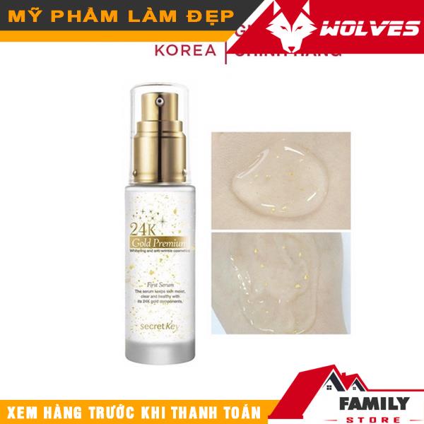 Tinh Chất Cô Đặc Dưỡng Trắng Và Chống Lão Hóa Secret Key 24K Gold Premium First Serum