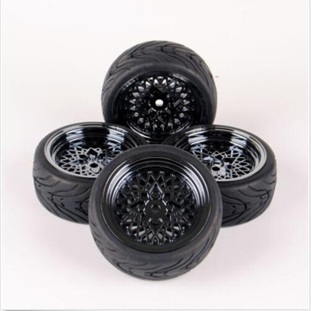 Bộ 4 bánh xe cao su cho xe địa hình HSP HPI RC tỉ lệ 1:10