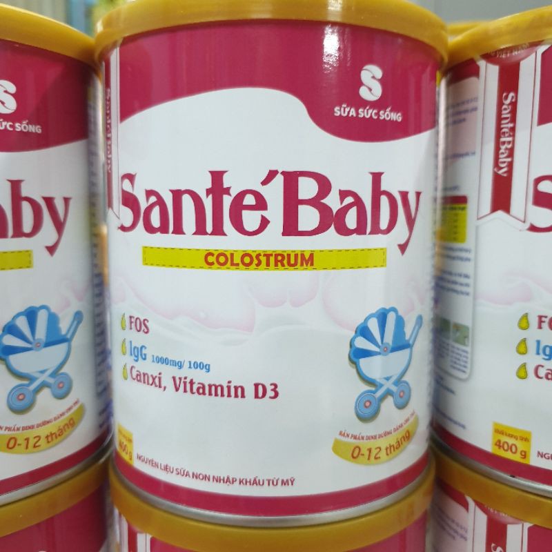 Sữa Non SanteBaby 400g / 800g cho bé 0-12 tháng Date mới