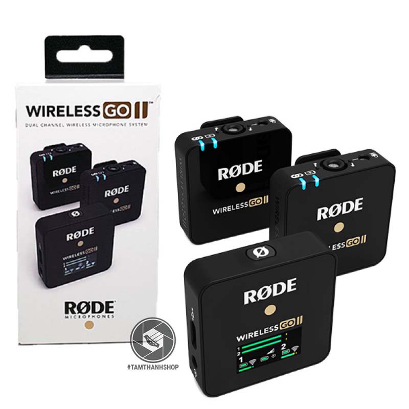 Micro thu âm Không dây RODE Wireless GO II và GO II Single