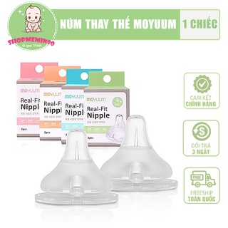 Núm thay thế bình sữa moyuum Hàn quốc số 2-3-4