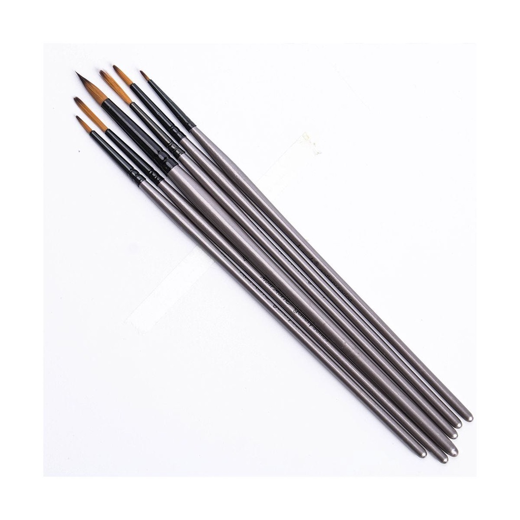 Bộ 6 Cọ Acrylic Mont Marte - Gallery Series Brush Set Acrylic 6pce - BMHS0008