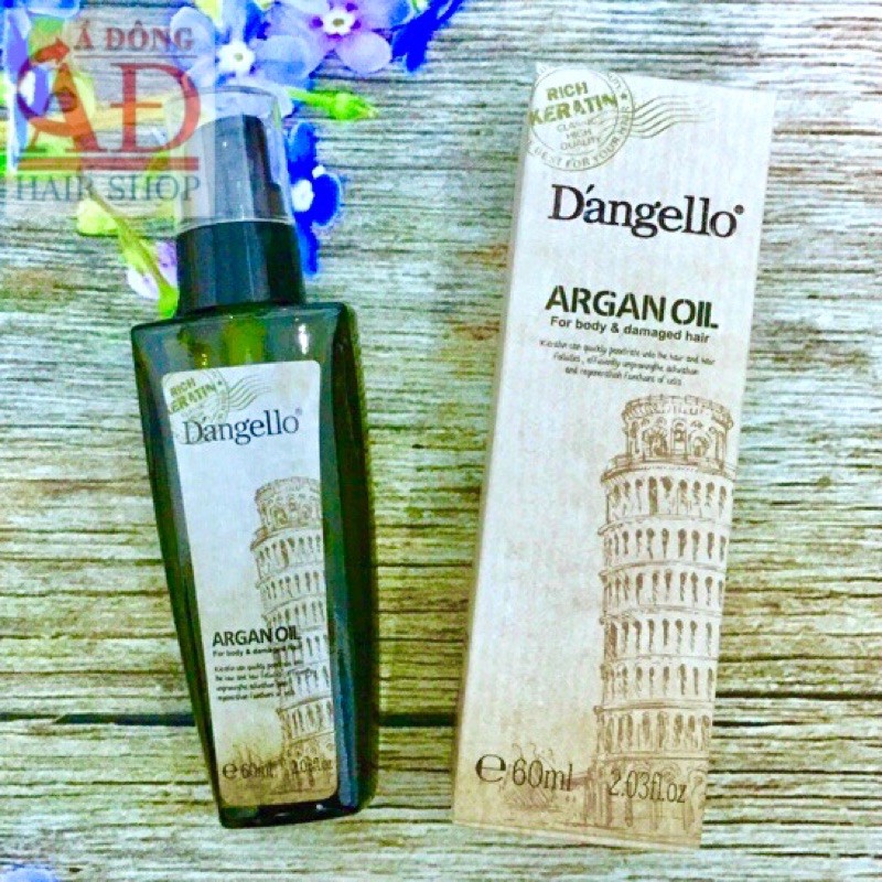 [Dangello Chính hãng] Tinh dầu dưỡng tóc D'angello Argan Oil 60ml - Chính hãng