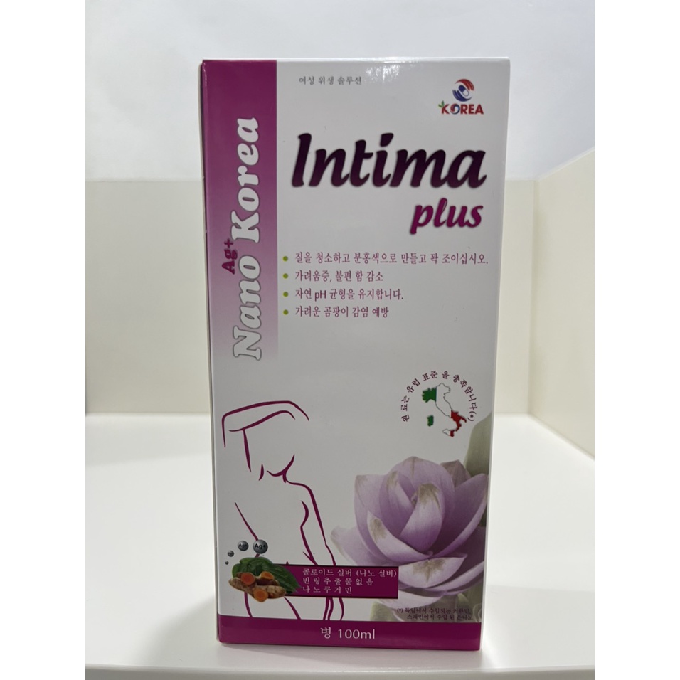 Dung dịch vệ sinh phụ nữ INTIMA Plus làm sạch, giảm ngứa, làm hồng, se khít ngăn ngừa viêm nhiễm nấm ngứa 100ML