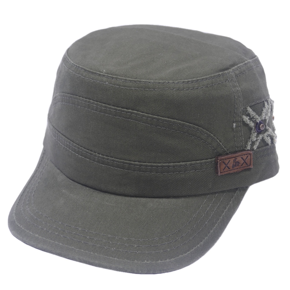 [ Nhiều màu ]Nón kết đầu bằng vá da XX - có may đuôi phía sau giúp giữ chặt nón và tăng size vòng đầu