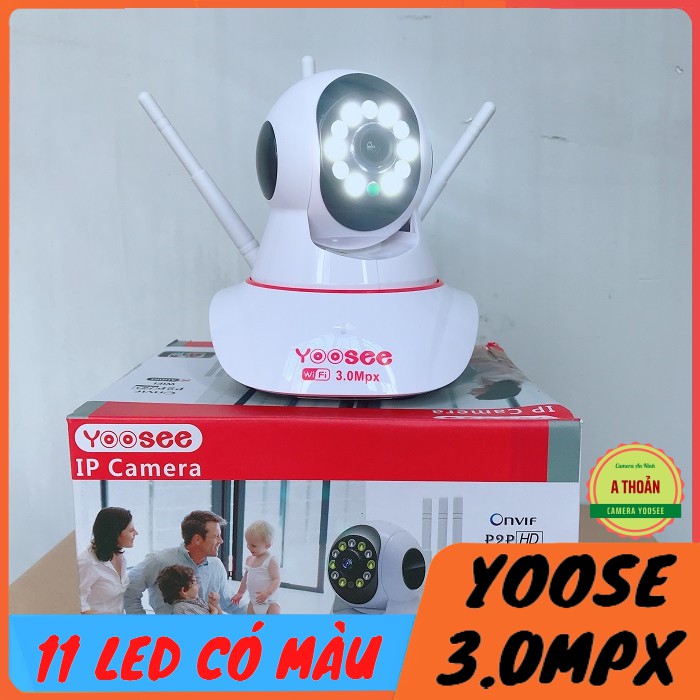 Camera IP Yoosee 3.0Mpx Kèm Thẻ 32GB Chất Lượng Tuyệt Đối-1296P Hình Ảnh Cực Rõ Nét Ngày Và Đêm