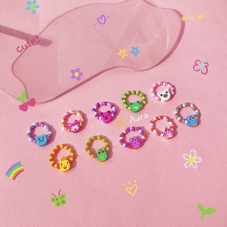 Nhẫn cườm Pet cute Handmade Aura