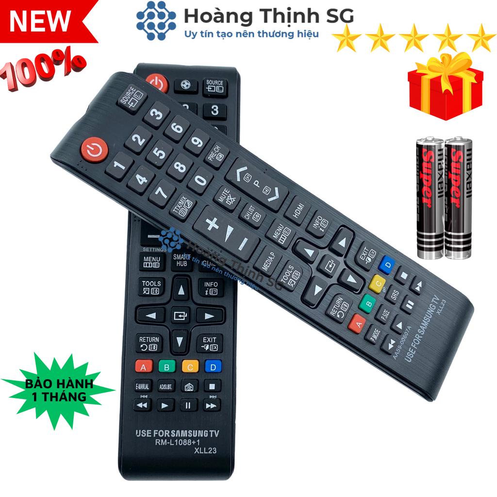Remote điều khiển tivi Samsung 00607A, điều khiển TV Samsung các dòng tivi SMART /LED/ LCD - Tặng kèm pin