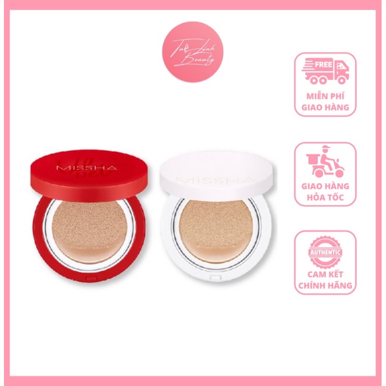 PHẤN NƯỚC MISSHA CUSHION [VỎ ĐỎ - HỒNG - TRẮNG]