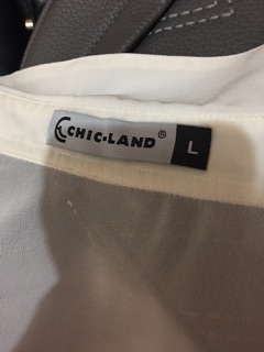 Áo sơ mi Chic-Land size L