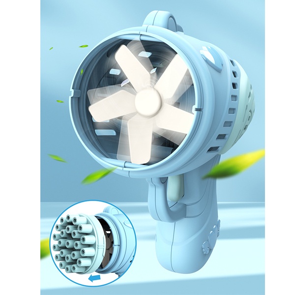 Súng bắn bong bóng xà phòng đồ chơi Dinobaby cho bé thiết kế 23 nòng tặng kèm dung dịch pha bong bóng