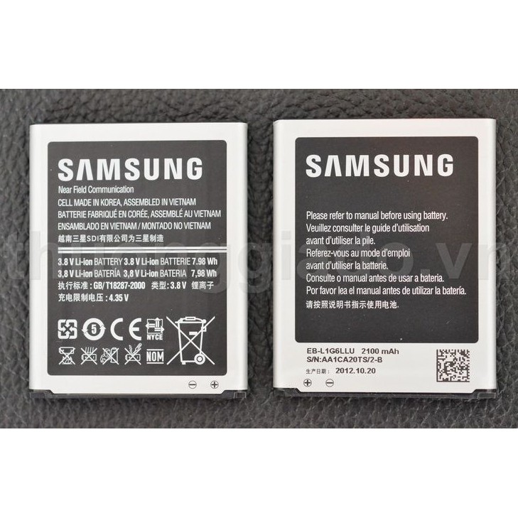 Pin thay thế cho Samsung Galaxy S3 i9300 2100mAh Zin