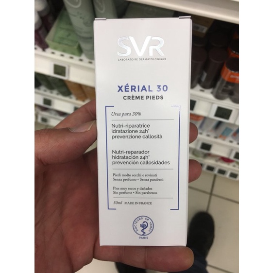 [TEM VIỆT NỮ] SVR Xerial 30 Crème Pieds 50mL - Kem Dưỡng Da Chân Rất Khô &amp; Nứt Nẻ