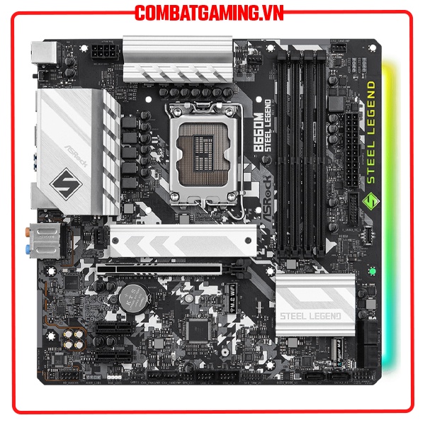 Bo mạch chủ Asrock B660M Steel Legend DDR4