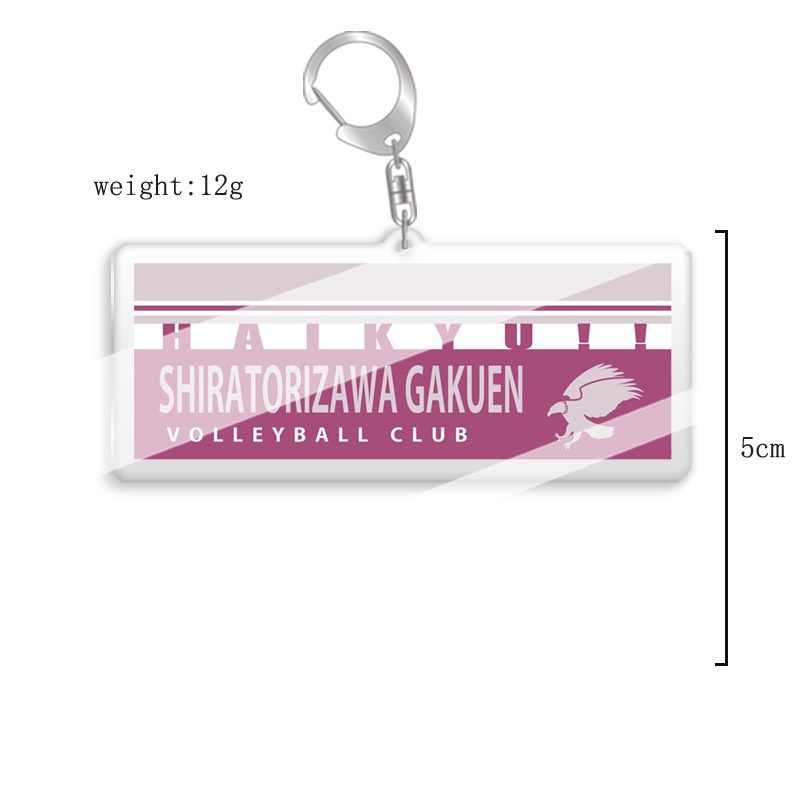 Móc Khóa Acrylic In Hình Nhân Vật Anime Haikyuu