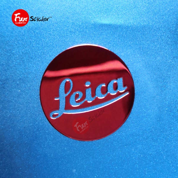 Miếng Dán Kim Loại In Logo Máy Ảnh leica leica Trang Trí Điện Thoại / Máy Tính