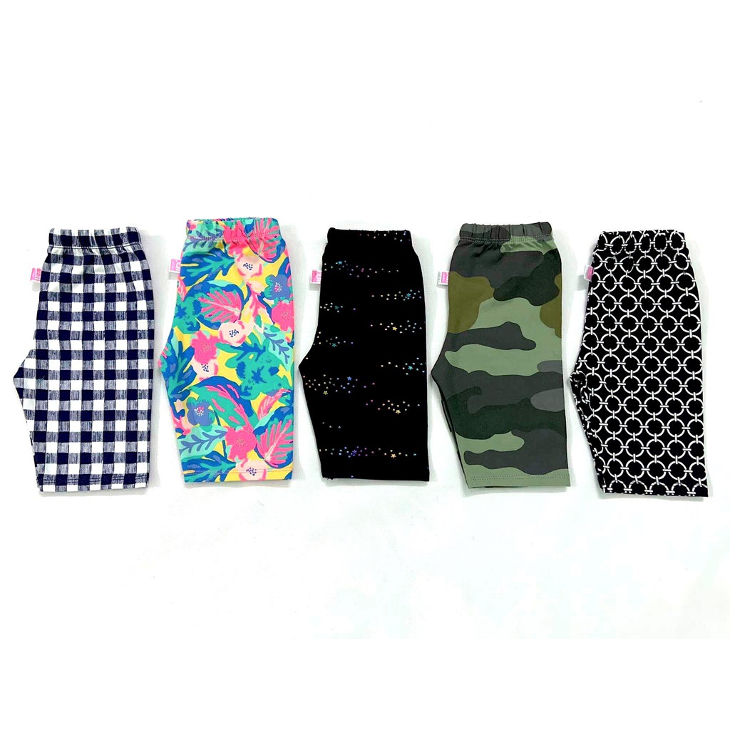 Quần legging cho bé cotton 100% - lửng , size 1 ->10, cho bé từ 8->25kg (HÌNH CHỤP THẬT)