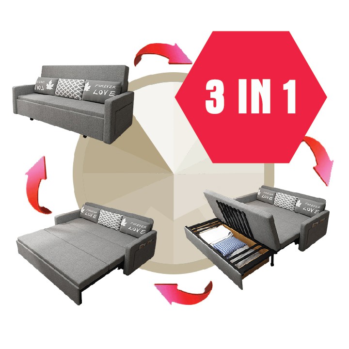 Ghế sofa kiêm giường ngủ được thiết kế đẹp - bền bỉ đáp ứng đa dạng nhu cầu sử dụng