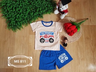 Cotton cộc tay bé trai
