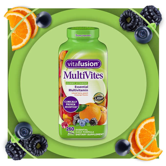 Kẹo dẻo bổ sung vitamin tổng hợp Vitafusion MultiVites 260 viên