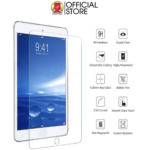 Kính cường lực màn hình iPad Air 3 10.5 inch 2019 Pro 10.5 2017 trong suốt chống va đập và bảo vệ màn hình Handtown