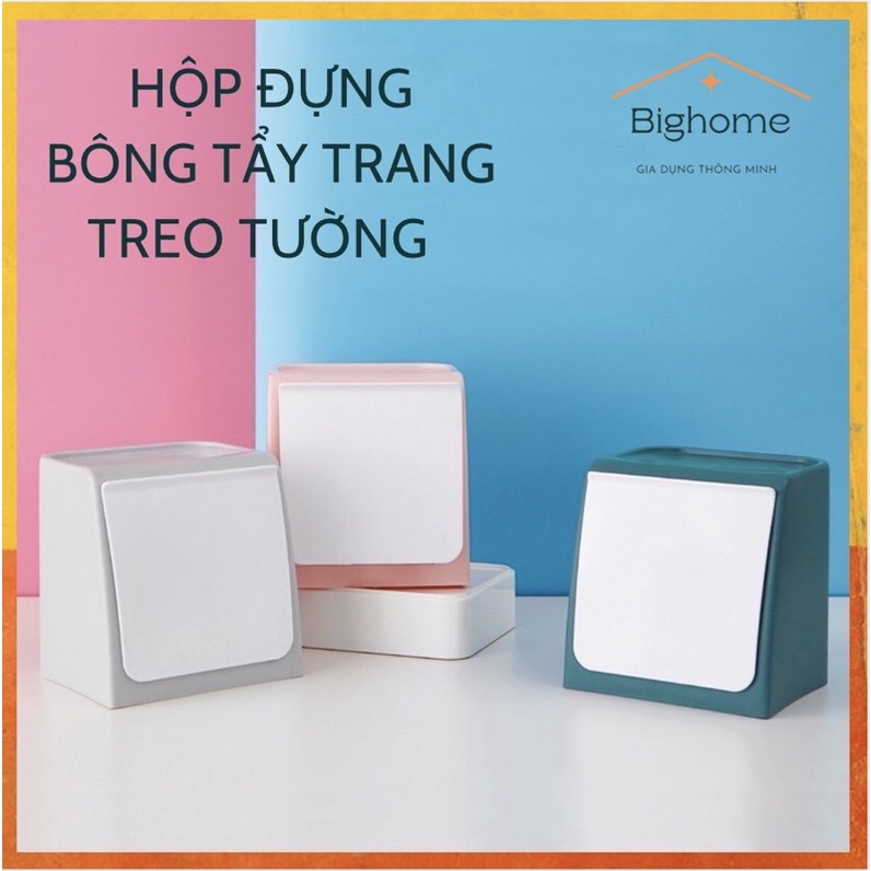 Hộp đựng bông tẩy trang -treo tường 🎉FREESHIP🎉Hộp đựng bông tẩy trang và tăm bông TT11