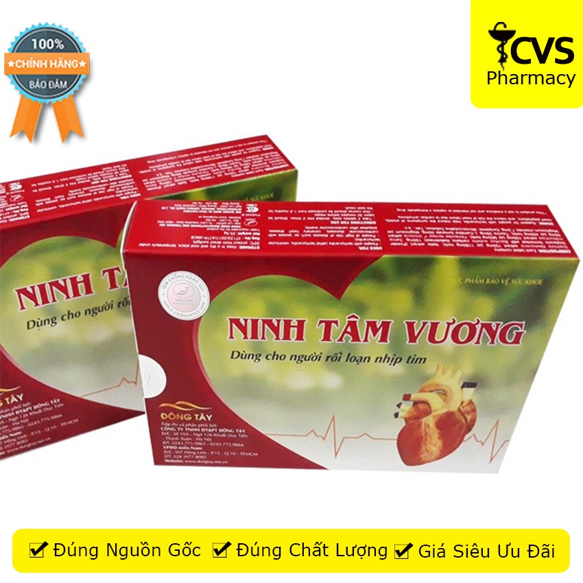 Ninh Tâm Vương - Viên uống cho người rối loạn nhịp tim  30 Viên - cvspharmacy