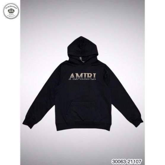Áo nỉ nam có mũ in chữ balen - áo hoodie amiri chữ ín siêu đẹp