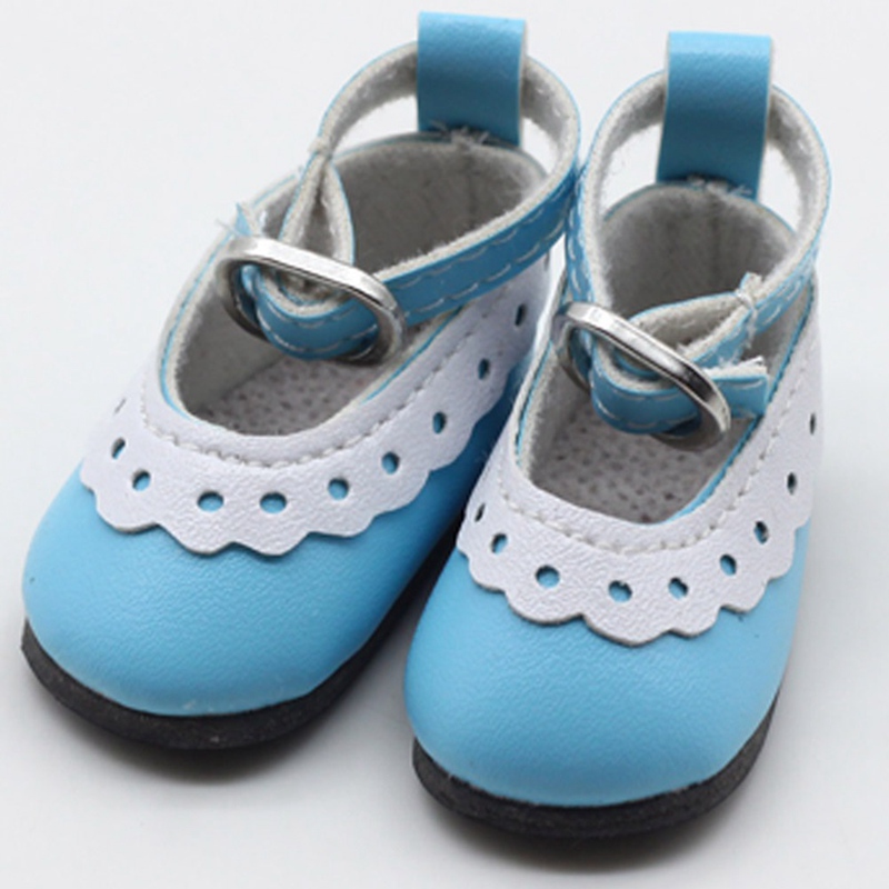 Tmdbyx 1 Đôi Giày Da Pu Cho Búp Bê 5cm