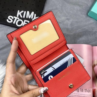 Ví MK mini da thật siêu mềm- Đựng thẻ, card đa năng
