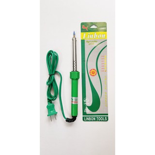 Mỏ hàn Thiếc hàn chì đầu nhọn cán nhựa xanh Linbon