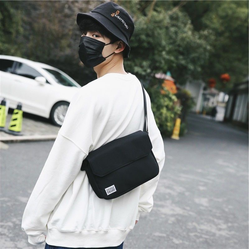 ▧✇ Túi đeo vai vải Canvas thiết kế đơn giản phong cách Retro | BigBuy360 - bigbuy360.vn