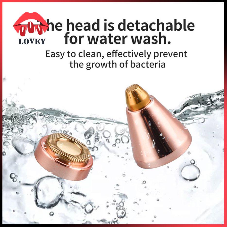 [Hàng mới về] Máy Tỉa Lông Mày 2 Trong 1 Có Thể Sạc Lại Bằng Cổng Usb