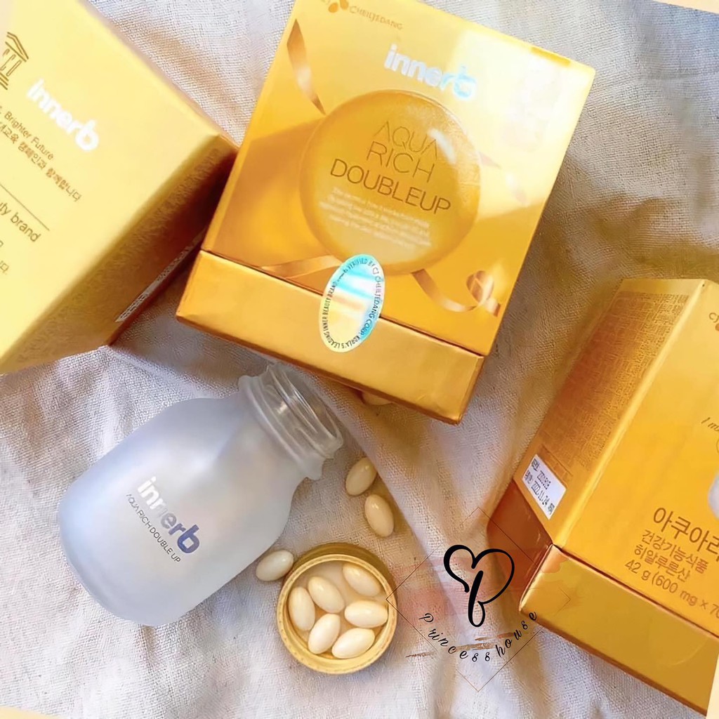 Viên Uống Aqua 💖Freeship💖 Viên Uống Cấp Nước Và Collagen INNERB AQUA RICH